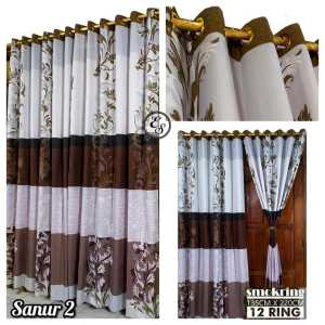 GORDEN jendela minimalis motif SANUR SMOKERING 12 lubang
