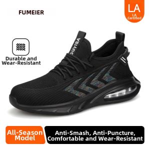 GUYISA | Anti-Smash Protective Safety Shoes With Steel Plate Insulating Breathable Wear-Resistant