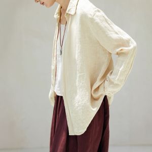 XIAOMENG | French Style Blue Loose Blouse