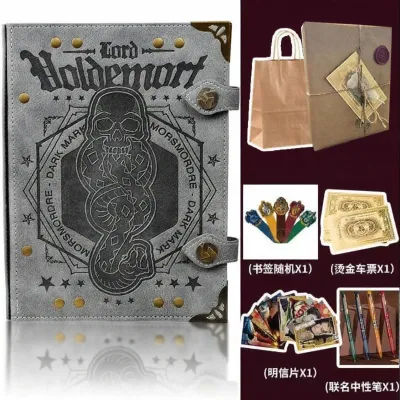 Harry Potter Licensed Diary Map Design Detachable Password Lock