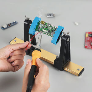 NEWACALOX 360° Rotated Magnetic Adjustable Circuit Board Holder Soldering Helping Hand for Clamping PCB/Desoldering/Soldering