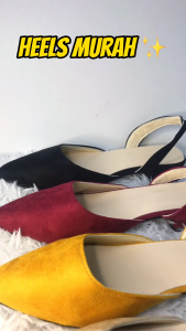 Pointed Low Heels Murah Flat Heels Women Ladies Flat Heels