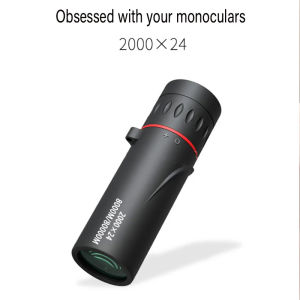 2000x24 Mini Portable Monocular Night Vision Telescope HD Long Range Outdoor Camping Hunting Bird Watching Telescope