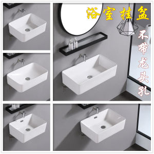 Non-Hole Wall-Mounted Wash Basin Washbasin Minimalist Bathroom Shower Basin Mini Small-Size Corner Sink
