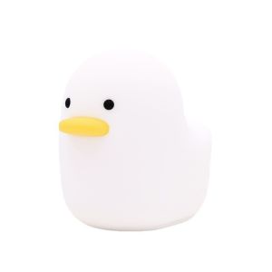 Creative Dream White Night Light Childrens Sleep Companion Charging Dull Duck LED Touch Control Warm Light Home Decor Lamp