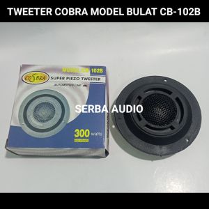 Speaker Tweeter Cobra CB-102B 300 Watt Model Bulat Murah Berkualitas Terlaris