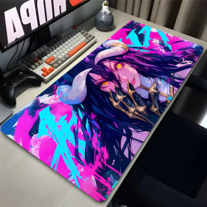Mouse Pad O-overlord Albedo Gaming Mouse Pad Smooth A Surface Anti Slip Base Mouse Pad Suitable PC Gamers Household Keyboard Pad