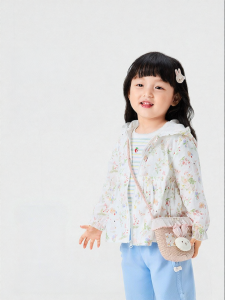 Purcotton | Cotton Breathable Kids Hooded Jacket