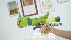 Space Police Velocity X Turbo Dual Grip Ball Blaster Gun Sci-Fi Toy