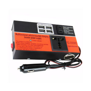 【New Arrival】 อินเวอร์เตอร์รถยนต์ 12V24V เป็น 220V พร้อมปลั๊กไฟคู่และจอแสดงผล LED เหมาะสำหรับทริปเดินทางและกิจกรรมกลางแจ้ง