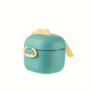 Milk powder dispenser with spoon dinosaur formula milk powder container portable milk powder storage box with handle fruit an