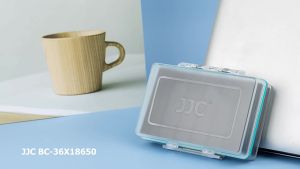 JJC | JJC 18650 Battery Case PC Shell Case Shockproof Water-resistant Moisture-proof Battery Storage Holder for 6 x 18650 Battery