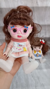 BÚP BÊ EM BÉ MŨM MĨM 23 CM 9 INCHES DOLL - THÂN NHỰA CAO CẤP