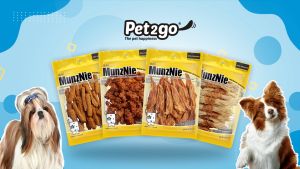 Thức ăn dặm MUNZNIE 24 mã bánh thưởng snack 300-400g  FREE SHIP  Đồ ăn vặt cho chó mèo Thái Lan