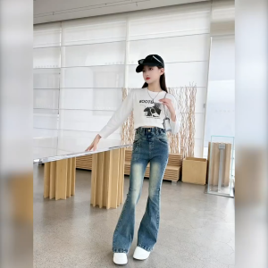 Celana Panjang Jeans Friend Jutbray Anak Remaja Cewek Impor