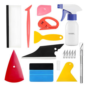 New Car Window Film Kit Vehicle Glass Protective Film Installing Tool Automotive Wrap Squeegee Tint Application Accessories