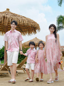 HONGLEXIUYAN | High Quality Beach Vacation Parent-child Bohemian Dress