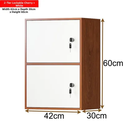 Liangwuyou | Multi-level Bookshelf Cabinet with Doors