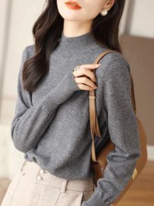 Pure Color Thickened Turtleneck Sweater Autumn