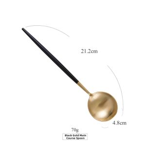 OUDING | Cute Creative 304 Stainless Steel Long Handle Korean Style Small Spoon