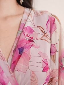 Floral V-neck Dress