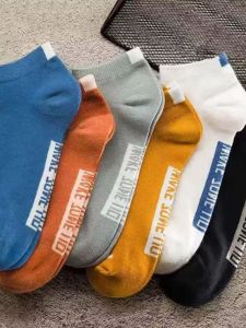 50 Pairs Mens Thin Sport Socks Anti-slip Short Tube Breathable Quick Dry Lightweight Long Lasting Comfortable Summer Socks