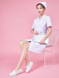 Nurse Shoes Womens Soft Bottom Breathable Not Tired Feet Hospital Wedge Work Shoes Flats Genuine Leather Made Korean Flat White Shoes Summer