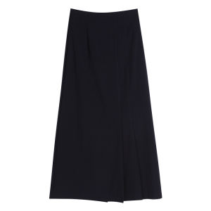 Black High Waist A-Line Mini Skirt Womens Casual Slimming Skirts Optimal Proportions by Guier Leisure Fashion Spring 2025