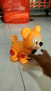 MAINAN Menggelengkan Kepala ROBOT MICKEY MOUSE LAMPU MUSIK Nyanyi Suara