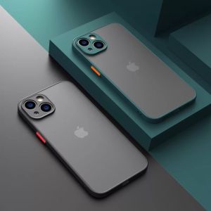 Luxury Camera Lens Protection Casing Transparent Skin Feel Matte Case Hard Casing for iPhone 13 Pro Max / 13 Pro / 13 / 13 Mini