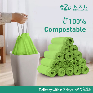 KZL Draw string trash bag 100% Biodegradable