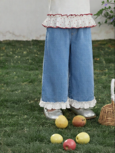 Jelly Baby | Quần Jeans Chân Dài Mỏng Cotton Hè cho Nữ
