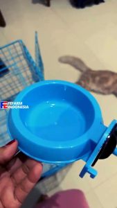 GPSS- Tempat Makan Kucing Gantung Petbowl Gantung Tempat Makan Anjing Kelinci Musang Landak Hamster Tempat Minum Jepit Tempat Makan Hewan