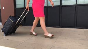 🔥SG Ready Stock🔥Retractable folding Grocery shopping cart Ecological preservation shopping bag Cart bag Outdoor Camping Storage cart Universal wheel shopping cart Detachable Clean