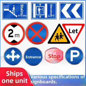 XINWANHUANG | Reflective Aluminum Traffic Sign Highway City National Road Village Parking Industrial