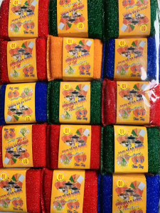 Combo 4 Miếng Rửa Chén Kim Tuyến Đa Năng - Sạch Bong Keng Tiết Kiệm Thời Gian!