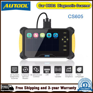 AUTOOL CS605 All System Car OBDII Diagnostic Tools Auto Scan Tool Engine ABS Code Reader Oil EPB SAS ABS Bleeding Throttle Reset