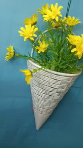 กระเช้าพลาสติกติดผนัง แบบถอดประกอบได้