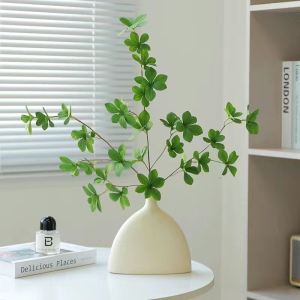 Bình Hoa Nhựa Cao Cấp Giả Hoa Treo Tường Phòng Khách Trang Trí Hoa Cây Cảnh Mô Phỏng Cây Xanh Màu Xanh Lá Cây Treo Tường