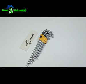 Bộ lục giác đa năng hoa thị 9 chi tiết TOLSEN 20057 - Khóa lục giác đầu bông - KIOT ĐỒ NGHỀ