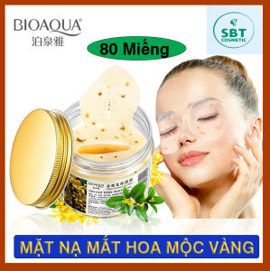 [HCM][Hàng Hot] Hộp 80 Miếng Mặt Nạ Mắt Hoa Mộc Bioaqua-Xóa Nếp Nhăn Quầng Thâm Dưỡng Ẩm