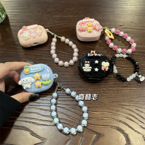 Colorful Silicone Protective Case for Honor Earbuds X6 X7 Cartoon Girl Heart Chain Hand Bracelet Charging Case Soft Shell Protection
