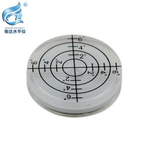 Plastic Universal Level Fan Small round Level Editor High Precision Horizontal Bubble round Horizontal Bubble 3207