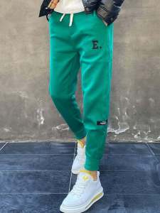 กางเกงวอร์มสปอร์ตผู้ชาย กางเกงขายาวทรงหลวม ทรงตรง ทรงสปอร์ต สีสันสดใส กางเกงขายาวทรงสลิมฟิต