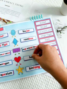 Busy Book BM : Literacy Book | Melayu马来文 | Preschool Quiet Book | Early Learning Sticker Book