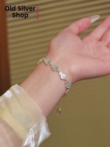 WU YUE JEWELRY | Wealthy Luck Silver Bracelet 99.99% Pure