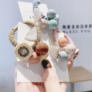 Korea Fashion Womens Hair Rope Simple Hair Ties Rubber Band Bracelet Head Rope Women Hair Accessories