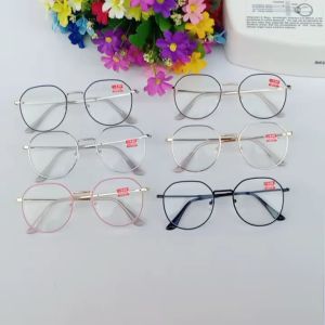 แว่นสายตาสั้น -0.50 ถึง -4.00 เลนส์กรองแสง & เลนส์ธรรมดา ทรงหยดน้ำเหลี่ยม (ใหญ่) รหัส CGS28