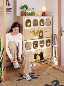 MEISD | Tủ Giày Gỗ Mộc Mạc Dung Lượng Lớn
