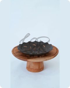 Harga Paket 1 lusin 12 pcs Piring Rotan Plastik MOTIF BUNGA Matahari 21 cm